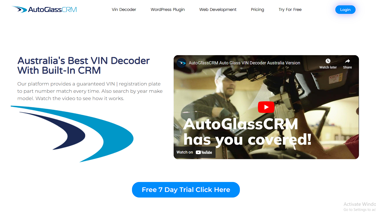 Vin Decoder Australia AutoGlassCRM